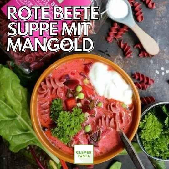 Rote Beete Suppe mit Mangold by @insulinresistenz
